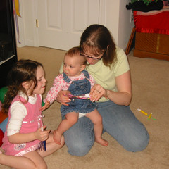 Opening the First Gifts.JPG