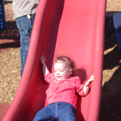 Ana Down the Slide.JPG