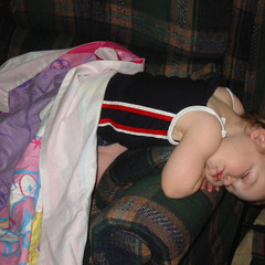 How can she sleep like that.jpg