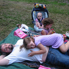 Loving on Daddy.JPG