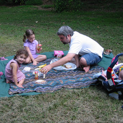 Setting Up Our Picnic.JPG