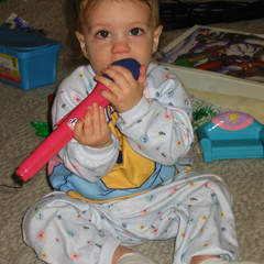 Ana Eats the Microphone.JPG