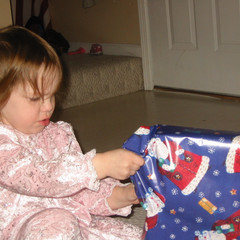 Aubri Unwraps.JPG