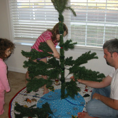 Daddy Gets to Helping.JPG