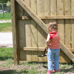Aubri fixing the Fence.jpg