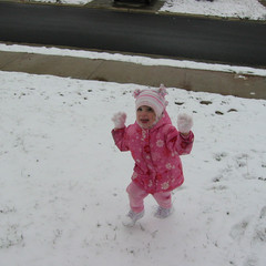 Ana Gets Two Snowballs.JPG