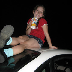Enjoying Herself.JPG