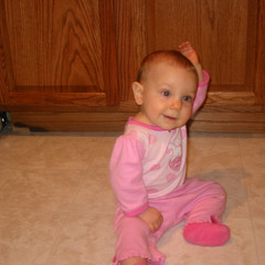 Aeryn Crawling at Grandmas House.JPG