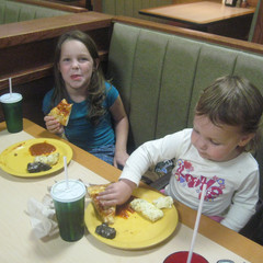 Aubri and Aeryn Eat Their Food.jpg