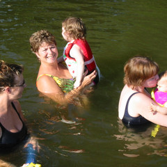 Anas First Dip in the Lake.jpg