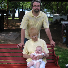 Aaron Looking Down On Oma and Lil A.JPG