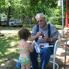 Ana Helps Great PaPa.JPG
